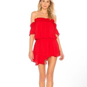 Amanda Uprichard Red Mini Dress